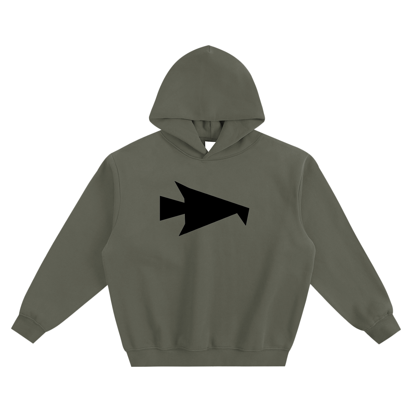 Fleeced Boxy Hoodie