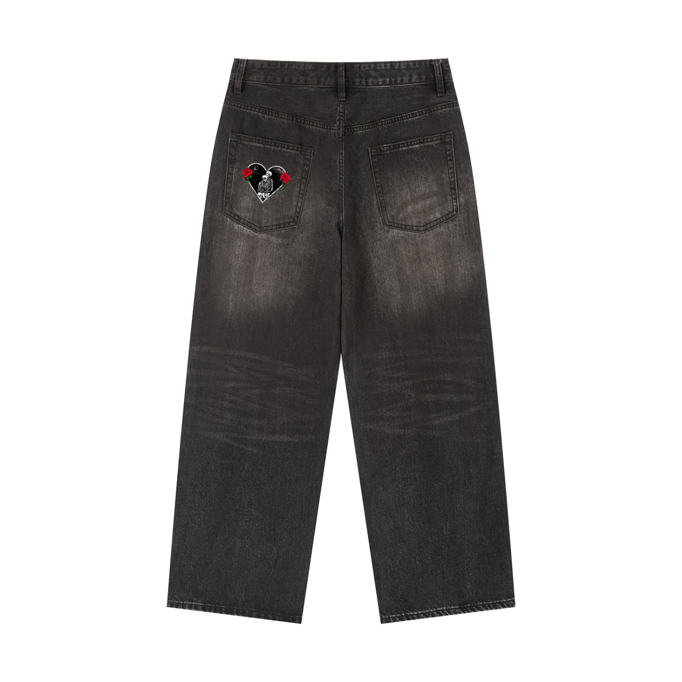 Vintage Wash Heavyweight Denim Jeans