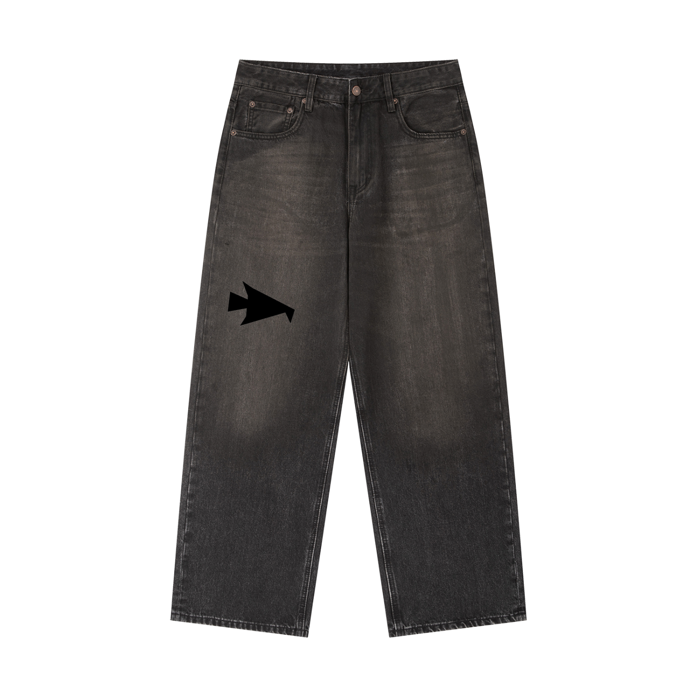 Vintage Wash Heavyweight Denim Jeans